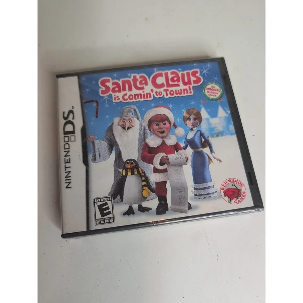 Santa Claus is Comin' to Town! FREE Sticker Nintendo DS New Factory Sealed Joy